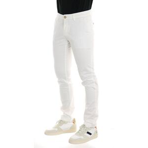 PANTALONE MALLARD CIGARETTE BIANCO
